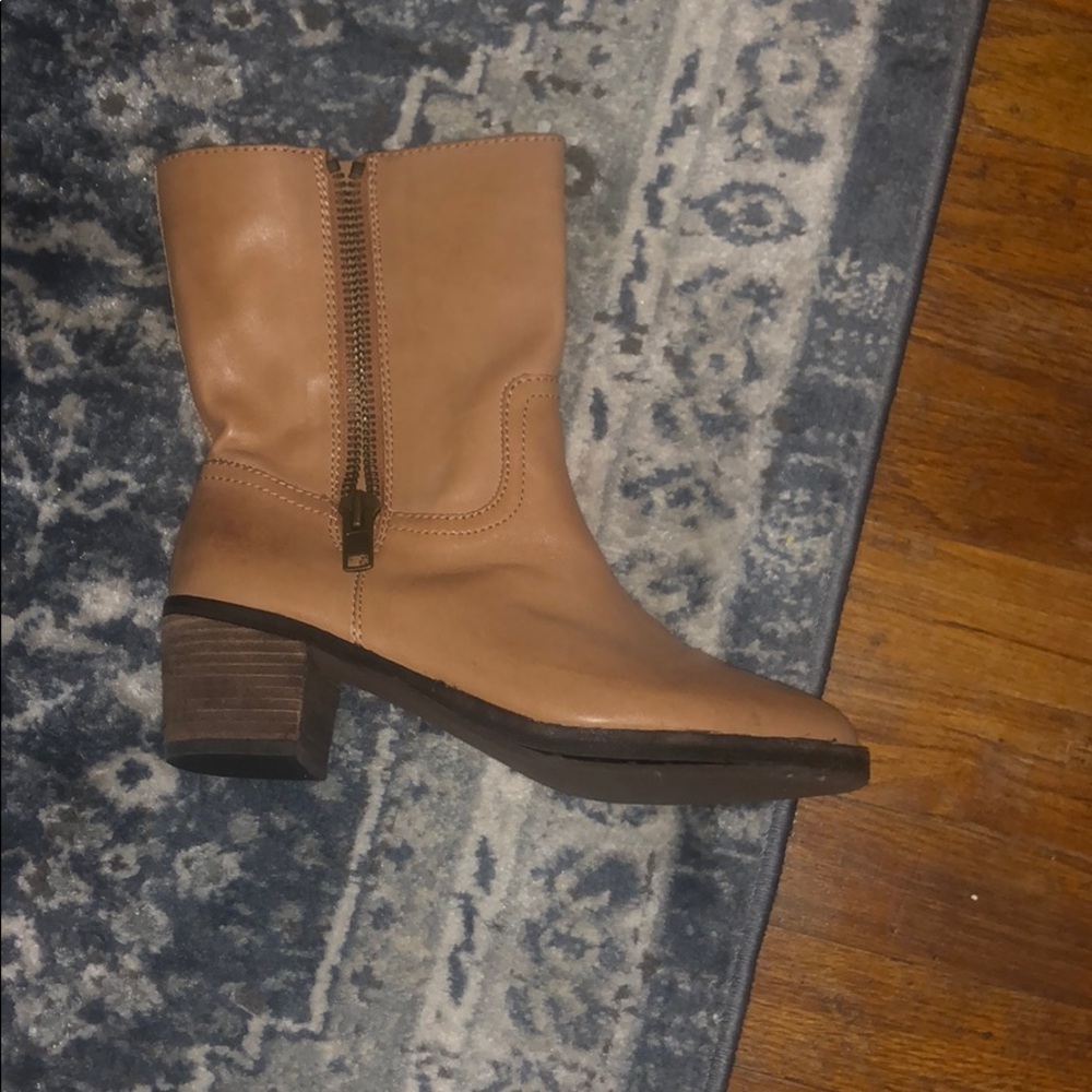 Lands end leather bootie